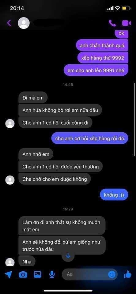 Chia tay rồi van xin quay lại, thanh niên bị tình cũ phũ đừng hỏi-3