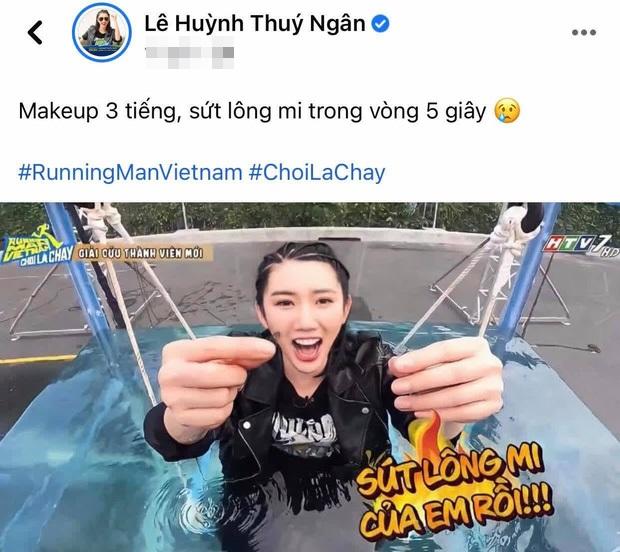 Thúy Ngân rớt mi giả ở Running Man, fan hiến kế chữa cháy-1