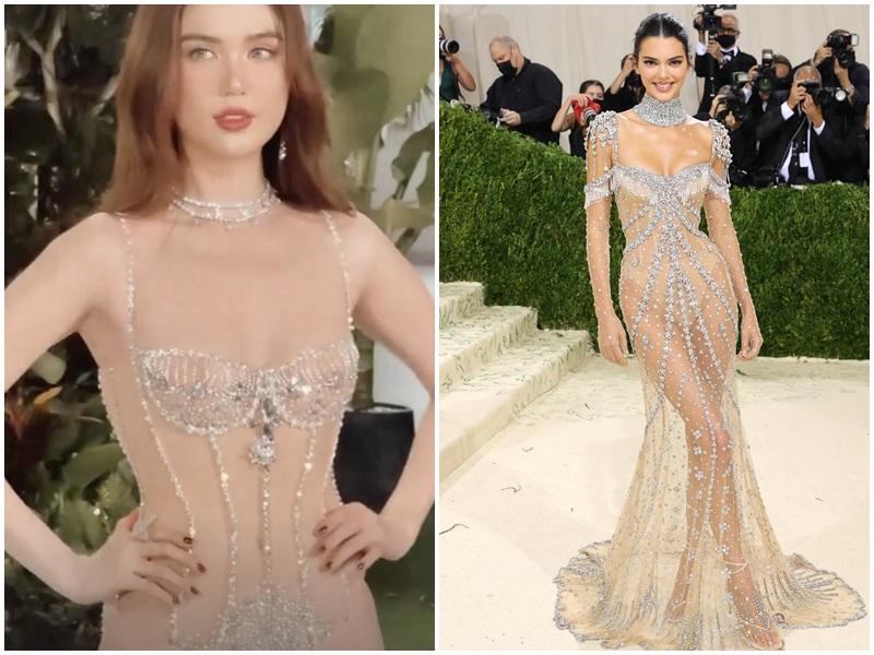 Ngọc Trinh diện bikini trong suốt, sao y bản chính Kendall Jenner?-3