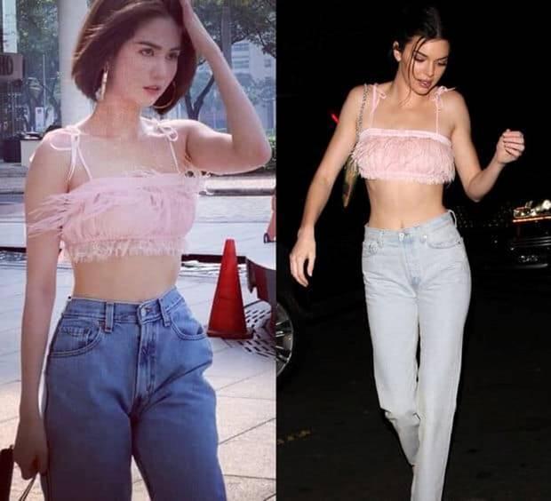 Ngọc Trinh diện bikini trong suốt, sao y bản chính Kendall Jenner?-11