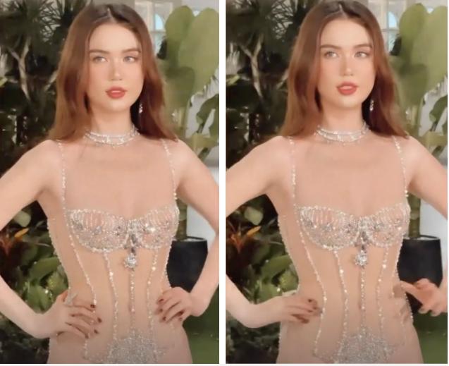 Ngọc Trinh diện bikini trong suốt, sao y bản chính Kendall Jenner?-1