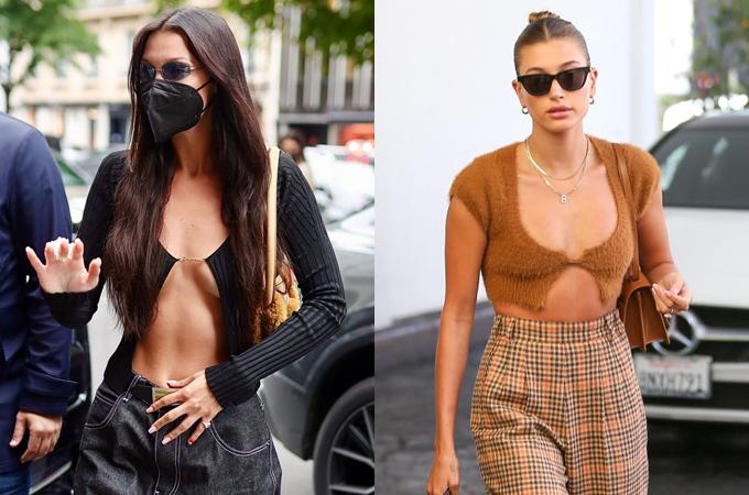 Chi Pu, Ngọc Trinh học sao Hollywood mốt áo khoe ngực táo bạo-1