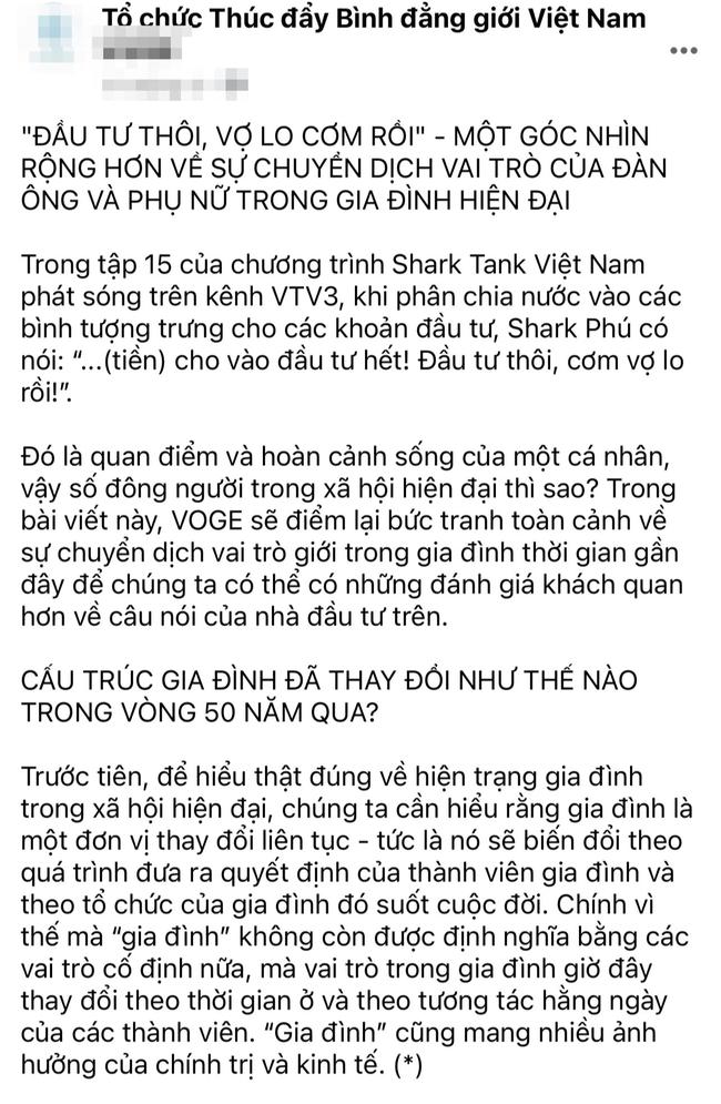 Shark Phú phát ngôn vui mồm tháng trước, tháng này mới bị chỉ trích-1