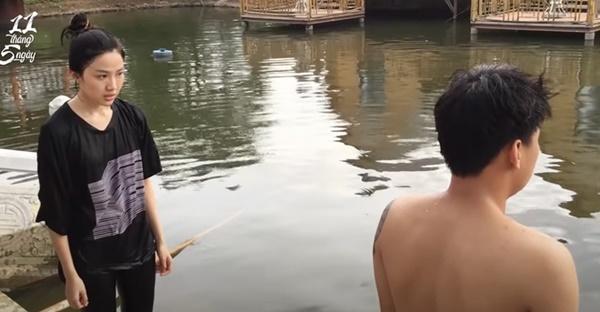 Phía sau cảnh quay dưới nước ấn tượng của diễn viên Việt-2