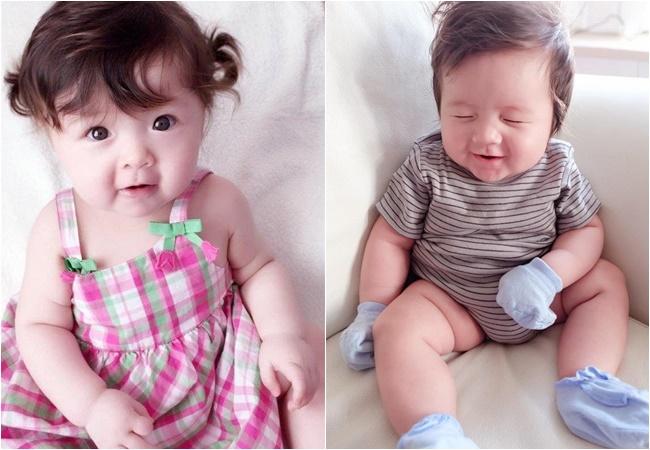 Cặp nhóc tỳ nhà Elly Trần lớn phổng phao, đẹp miễn chê-9