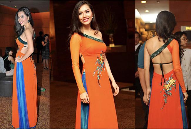 Tai tiếng áo dài: Áo cánh chuồn của Mai Phương Thuý gây choáng nhất?-13