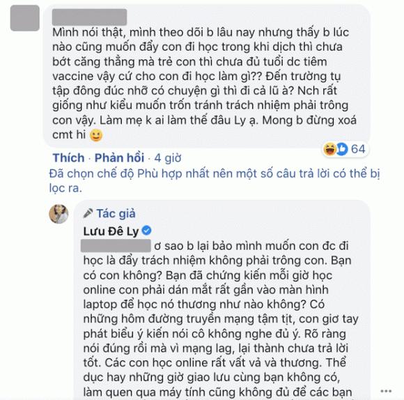 Bị mắng chối bỏ chăm con, Lưu Đê Ly tế thẳng mặt antifan-2