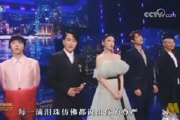 Chung sân khấu tình mới Dương Mịch, Lưu Khải Uy ăn nói lắp bắp-4