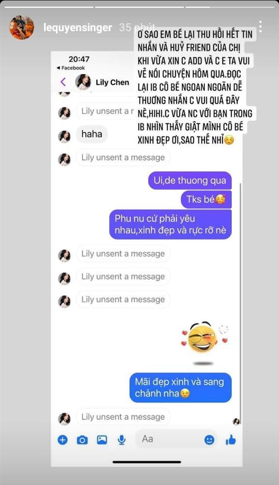 Phân trần unfriend Lệ Quyên, Lily Chen vẫn bị chửi sấp mặt-2