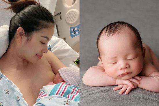 Hoa hậu Phạm Hương công khai diện mạo quý tử thứ 2