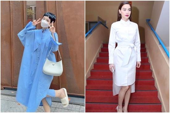 Kiểu sơ mi 'đàn ông' được Hà Tăng, Hà Hồ chinh phục ngon ơ