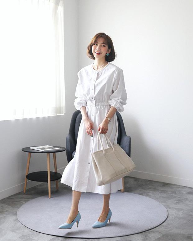 5 kiểu giày hoàn hảo để mix với đầm sơ mi mùa thu-6