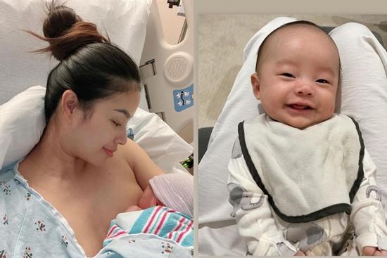 Ảnh cận mặt nét căng của cậu út nhà Phạm Hương