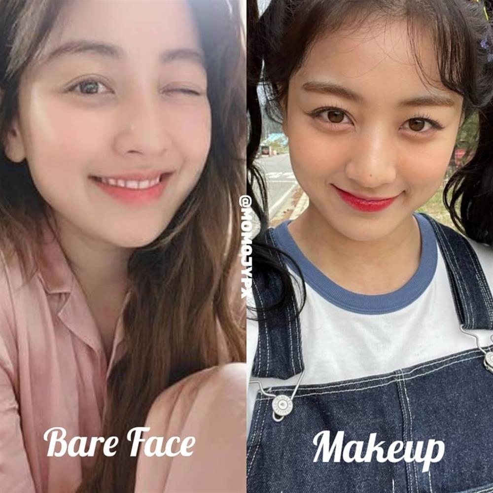 Mặt mộc mỹ nhân TWICE: Momo đẹp tự nhiên - Sana da sạm khó tin-9