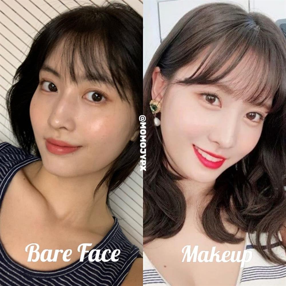 Mặt mộc mỹ nhân TWICE: Momo đẹp tự nhiên - Sana da sạm khó tin-5