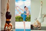 Mẹ 3 con Hà Hồ tập yoga toàn tư thế khó nhằn mà đẹp bất chấp