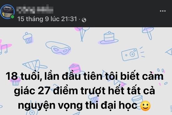 Sự thật nam sinh 27 điểm trượt tất cả các nguyện vọng đại học