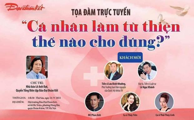 Thủy Tiên hủy kèo dự tọa đàm từ thiện giữa ồn ào sao kê-1