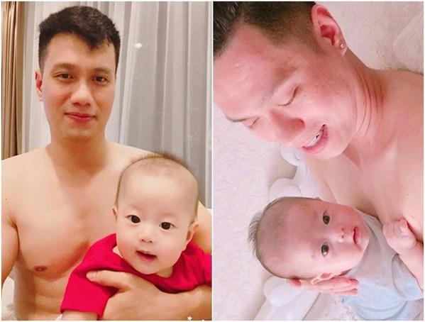 Kim Lý - Cường Đô La trông con: Người kín đáo, người thiếu vải-13