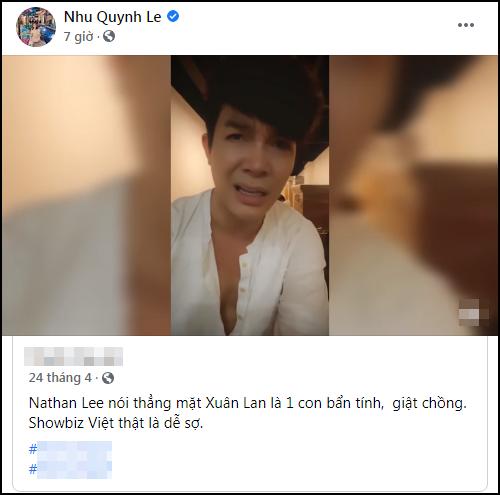 Vợ cũ Hoàng Anh chia sẻ clip Nathan Lee quát mắng Xuân Lan-1