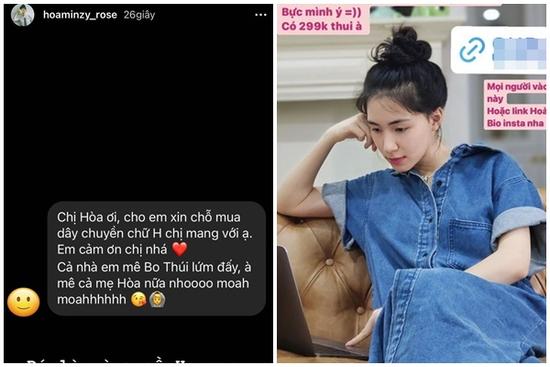 Hỏi mua đồ 'rẻ bèo' của Hòa Minzy, fan nhận ngay 'gáo nước lạnh'