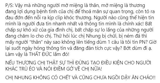 Phi Nhung không chết, cũng chưa ngồi dậy ăn cháo-4