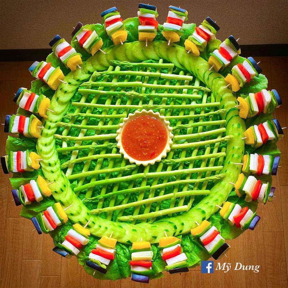 Gái đảm biến đồ ăn thành tác phẩm nghệ thuật ngắm cũng no-5