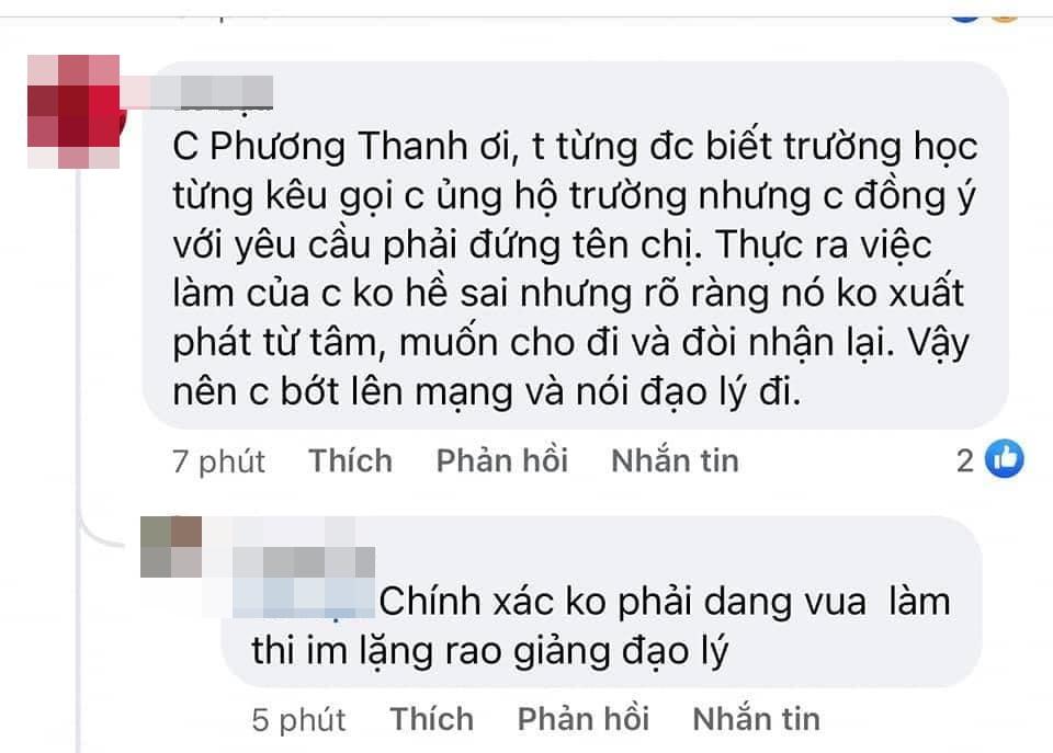 Phương Thanh làm rõ lời đồn làm từ thiện phải có điều kiện-2