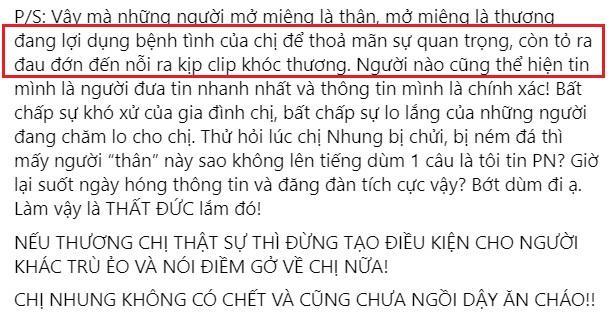 Vợ cũ Bằng Kiều nhắc đến Phi Nhung bất chấp bị dằn mặt-3