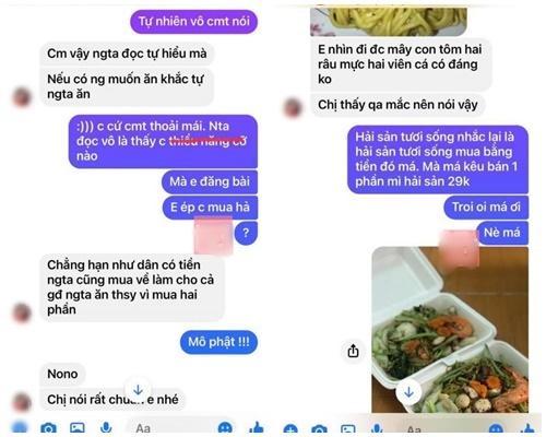 Bình luận chê đồ ăn đắt, dân mạng bị chủ quán chửi tóe khói-5