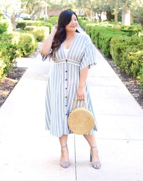 Bí quyết phối đồ giúp nàng mũm mĩm trở nên thon thả-3