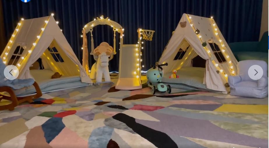 Choáng ngợp khu vui chơi tại gia của các con Cường Đô La-7