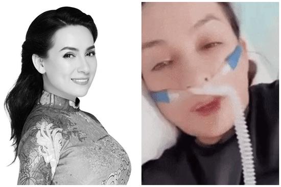 Phi Nhung đeo ống thở vẫn một lòng hướng về khán giả