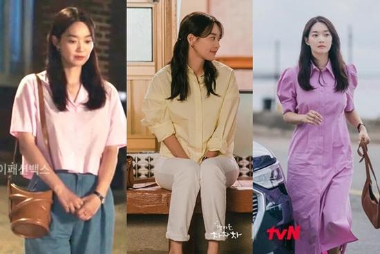 Nàng 30+ học được cả tá công thức mix đồ đơn sắc từ Shin Min Ah