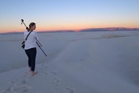 Khám phá đồi cát trắng như tuyết ở Mỹ