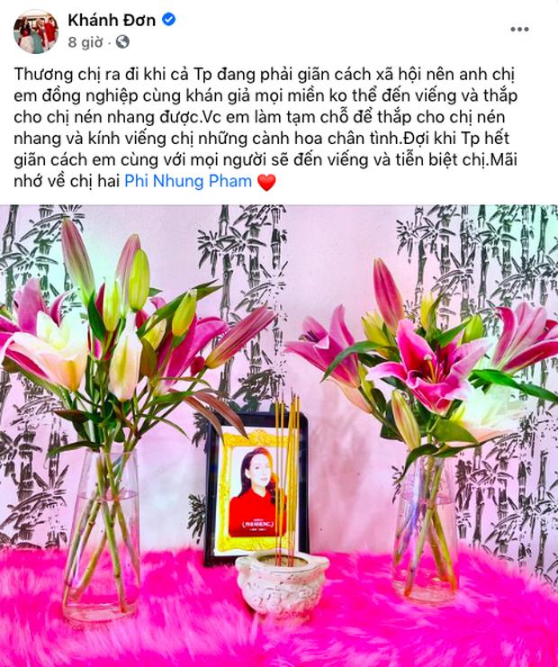 Vợ chồng Khánh Đơn lập di ảnh viếng ca sĩ Phi Nhung tại nhà-3