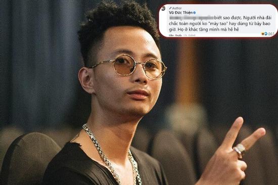 Bị VTV phê phán, Rhymastic trả lời: 'Họ ở khác tầng mình'