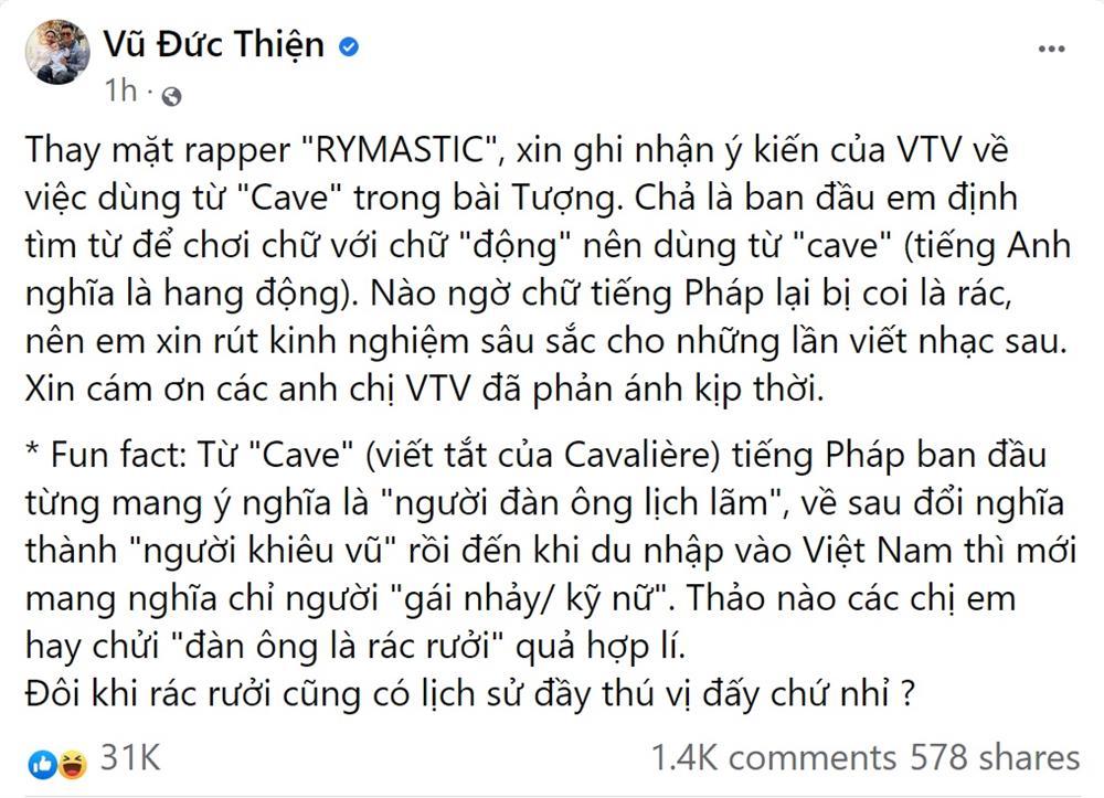Bị VTV phê phán, Rhymastic trả lời: Họ ở khác tầng mình-2