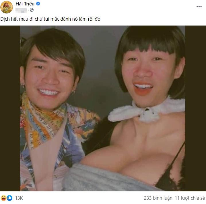 Hải Triều bất ngờ xuất hiện với cặp bưởi siêu to khổng lồ-1