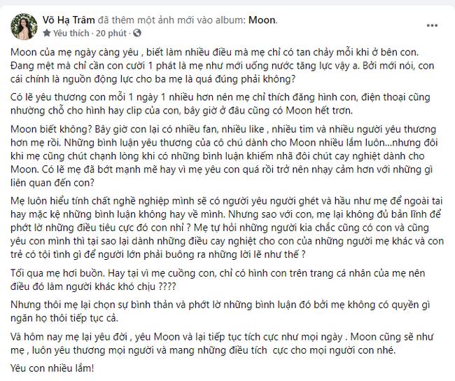 Võ Hạ Trâm buồn bã khi con gái bị bình luận ác ý-2