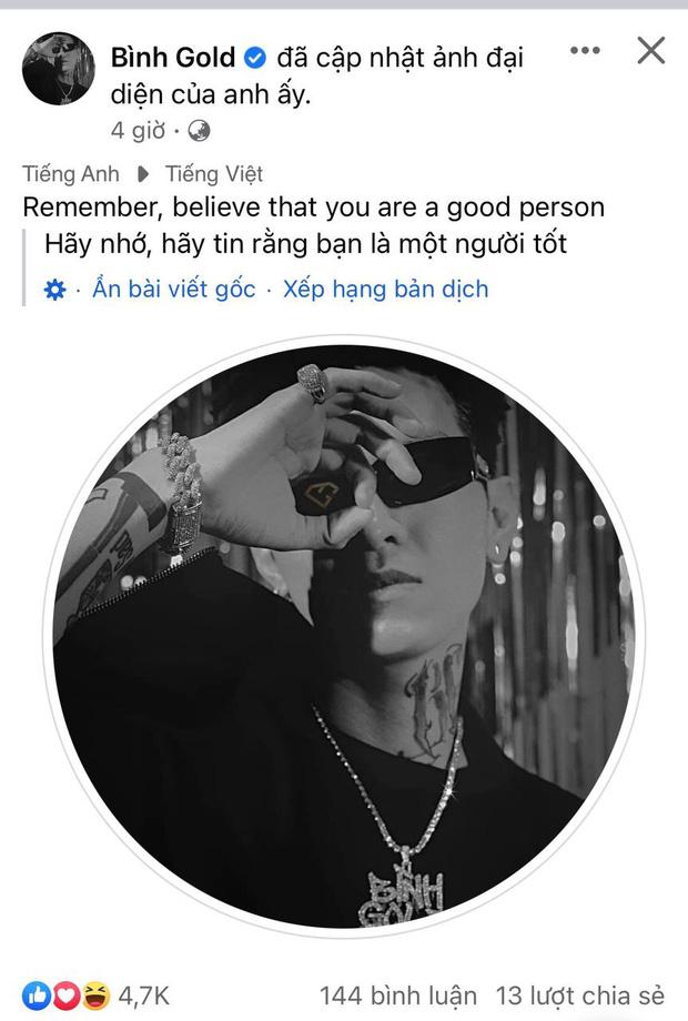 Bình Gold bóng gió giữa ồn ào bị VTV chỉ trích dung tục-3