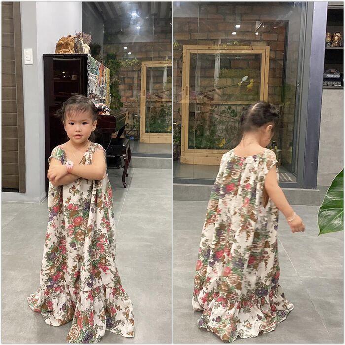 Lê Phương tiền đình vì con gái biến áo của mẹ thành đủ kiểu váy-4