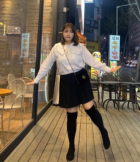 Nàng mập học ngay cách phối đồ thánh ăn Hàn Quốc để minhon hơn-4