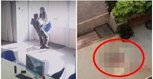 Nữ thư ký bị ném từ tầng 10 xuống đất trong tình trạng mất quần-1