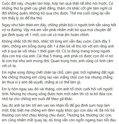 Nuôi 5 năm mới biết con tu hú, chồng điên cuồng gọi bồ nhí-1