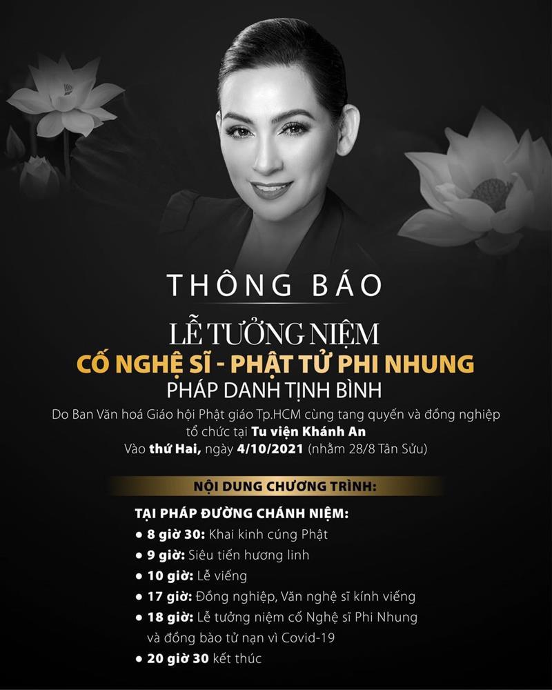 Công bố lễ tưởng niệm Phi Nhung: Yêu cầu thẻ xanh Covid-19-2