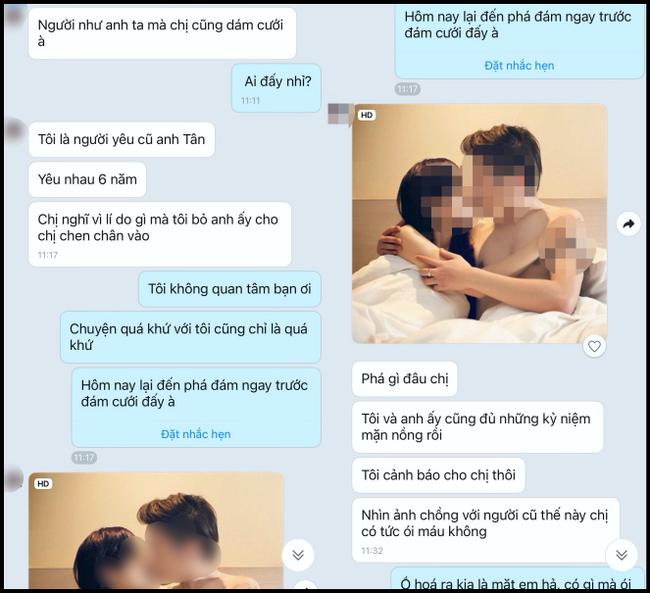 Trước ngày cưới, người yêu cũ của chồng gửi cảnh nóng qua dọa dẫm-2