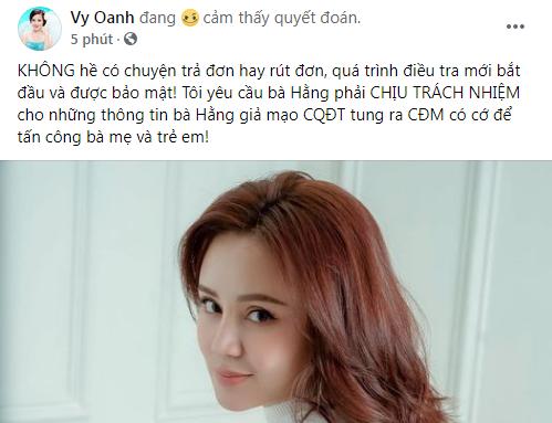 Phương Hằng nói đơn tố cáo của Vy Oanh bị trả, sự thật ra sao?-3