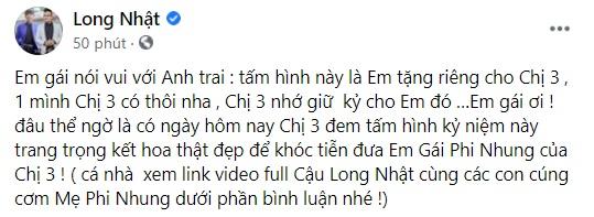 Long Nhật giữ tấm ảnh đặc biệt, không ai có của Phi Nhung