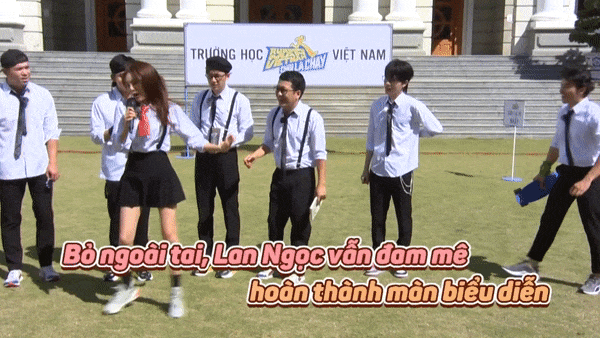 Lan Ngọc bất chấp khoe giọng ca tông điếc tại Running Man-5